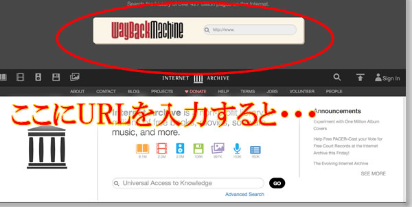 アーカイブサイト
