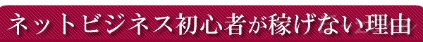 ノウハウコレクターが稼げない理由
